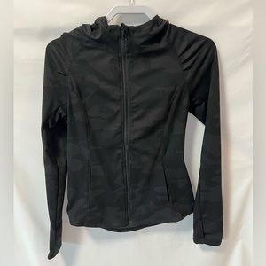 Yogalicious Black Camo Athletic Zip Up